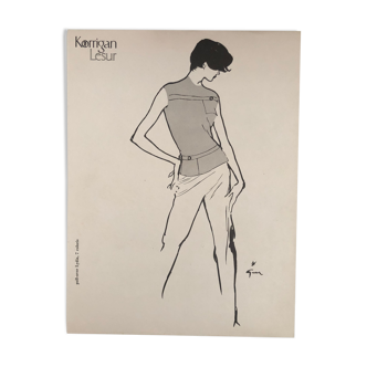 Fashion illustration by Gruau