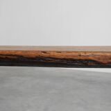 Pair of rustic Oak Benches, France, 1850