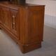 3-door sideboard in solid oak with curved legs, 1950s