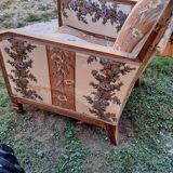 Paire de fauteuils style art déco à restaurer