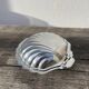 Metal shell butter dish