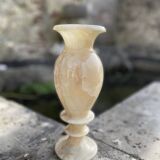 Vintage onyx vase, 1970s, 25 cm