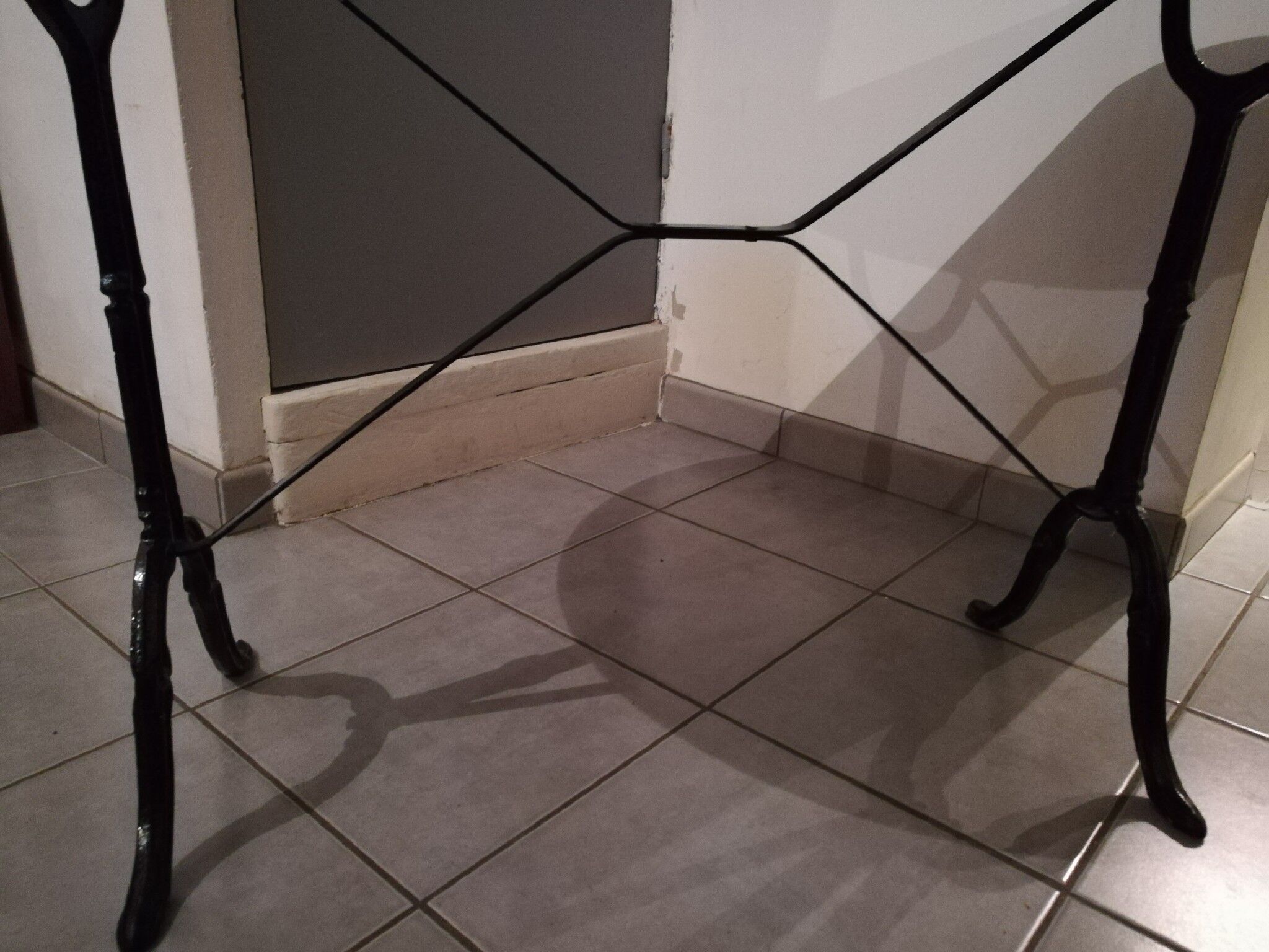 Table bistrot marbre