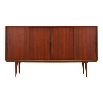 Teak highboard, Danish design, 1970s, manufacturer: Omann Jun
