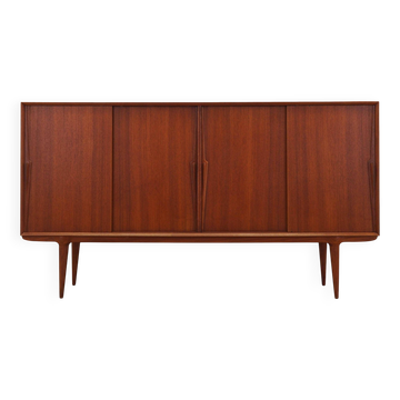 Buffet en teck, design danois, années 1970, fabricant : Omann Jun