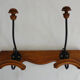 Wall coat rack 2 vintage hooks