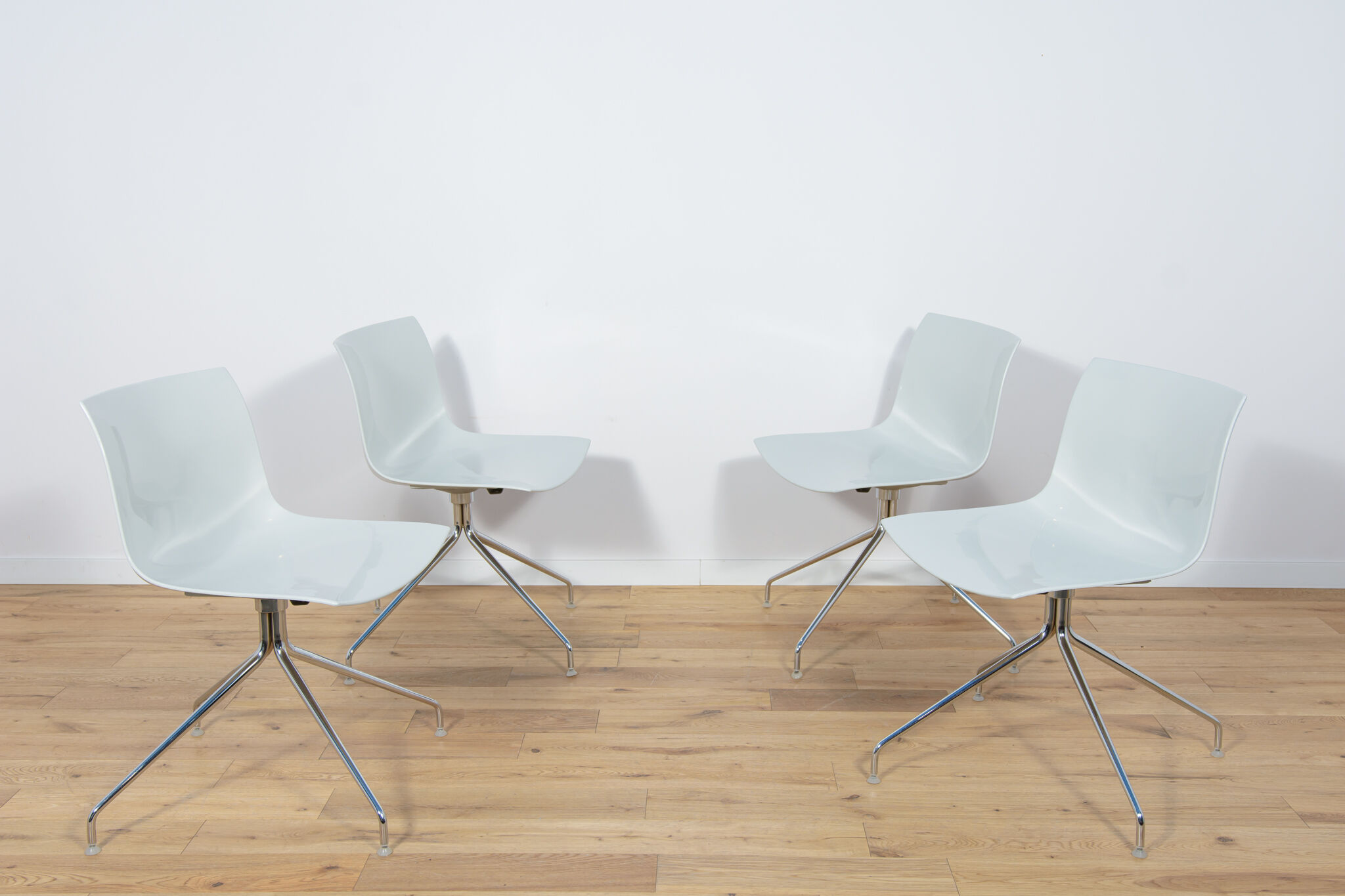 Catifa 53 Chairs Desk by Lievore Altherr Molina for Arper, 2000s, Set of 4