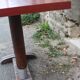 Table de bistrot vintage