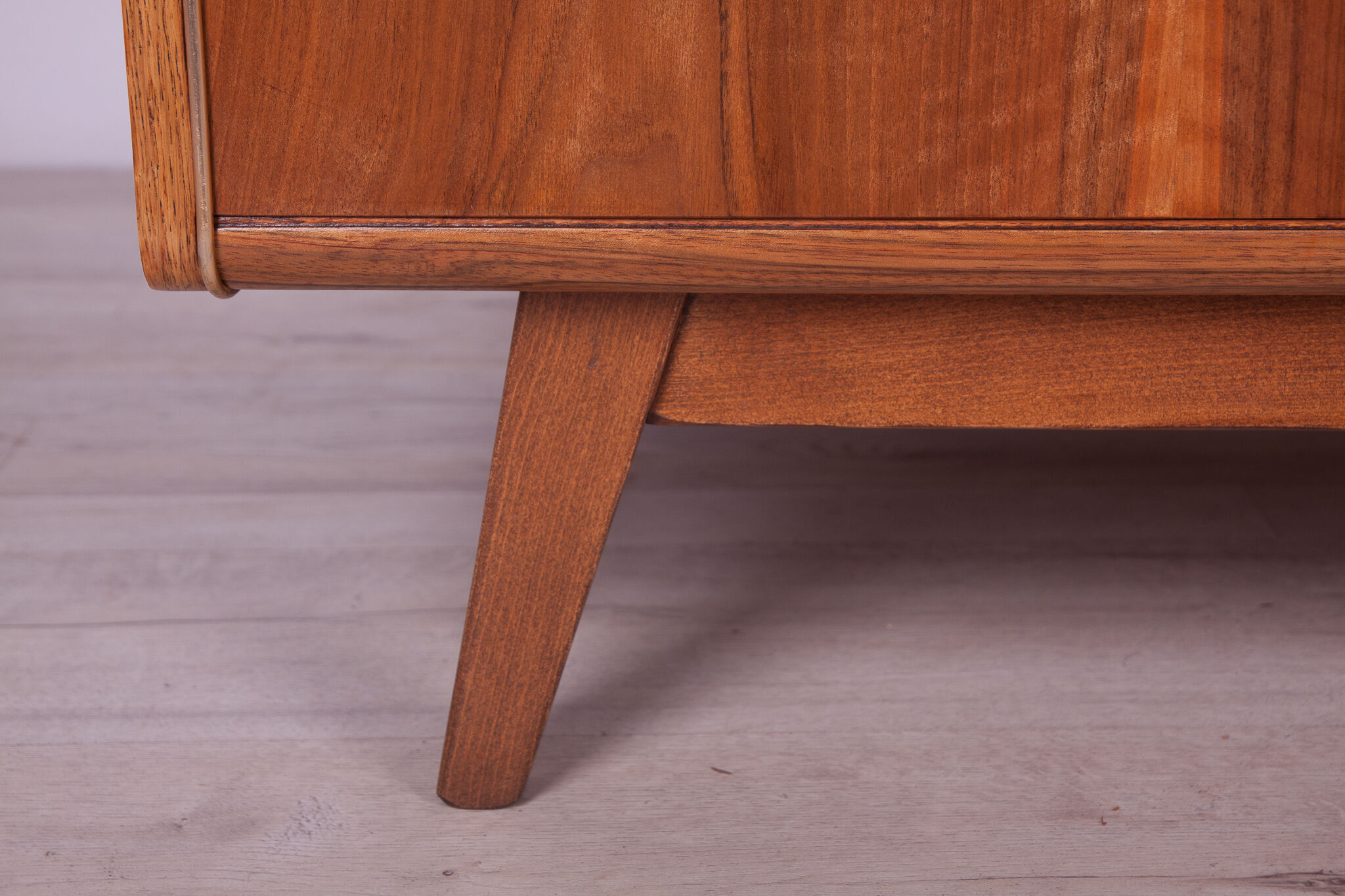 Ash & Walnut Wardrobe by Bohumil Landsman for Jitona, 1960s
