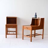 1960s Scandinavian double-top bedside tables