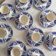 Set of 10 coffee/espresso cups - Gien - Ironstone