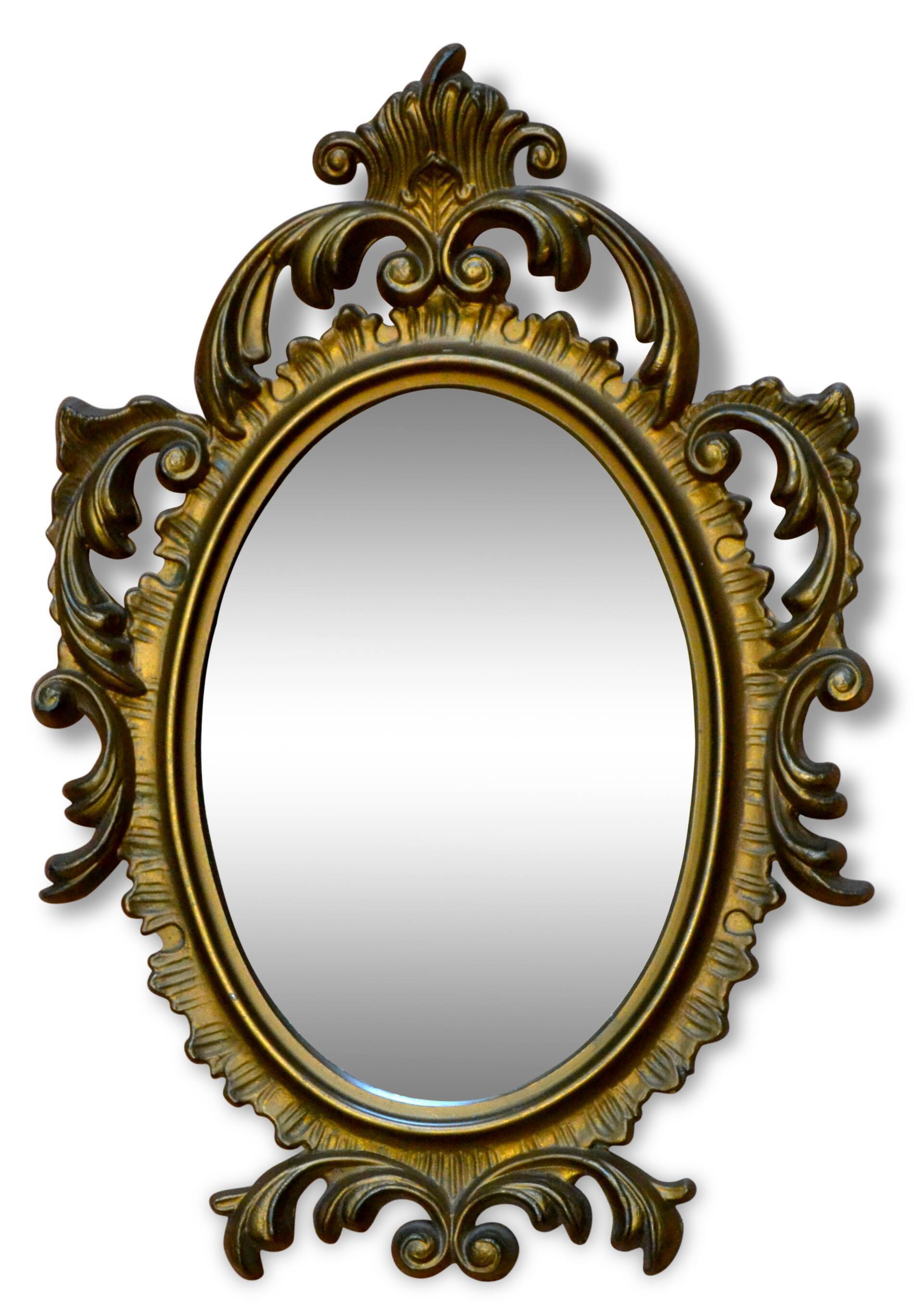 Baroque gold mirror
