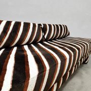 Rare vintage De Sede DS-80 sofa daybed 'stripes'