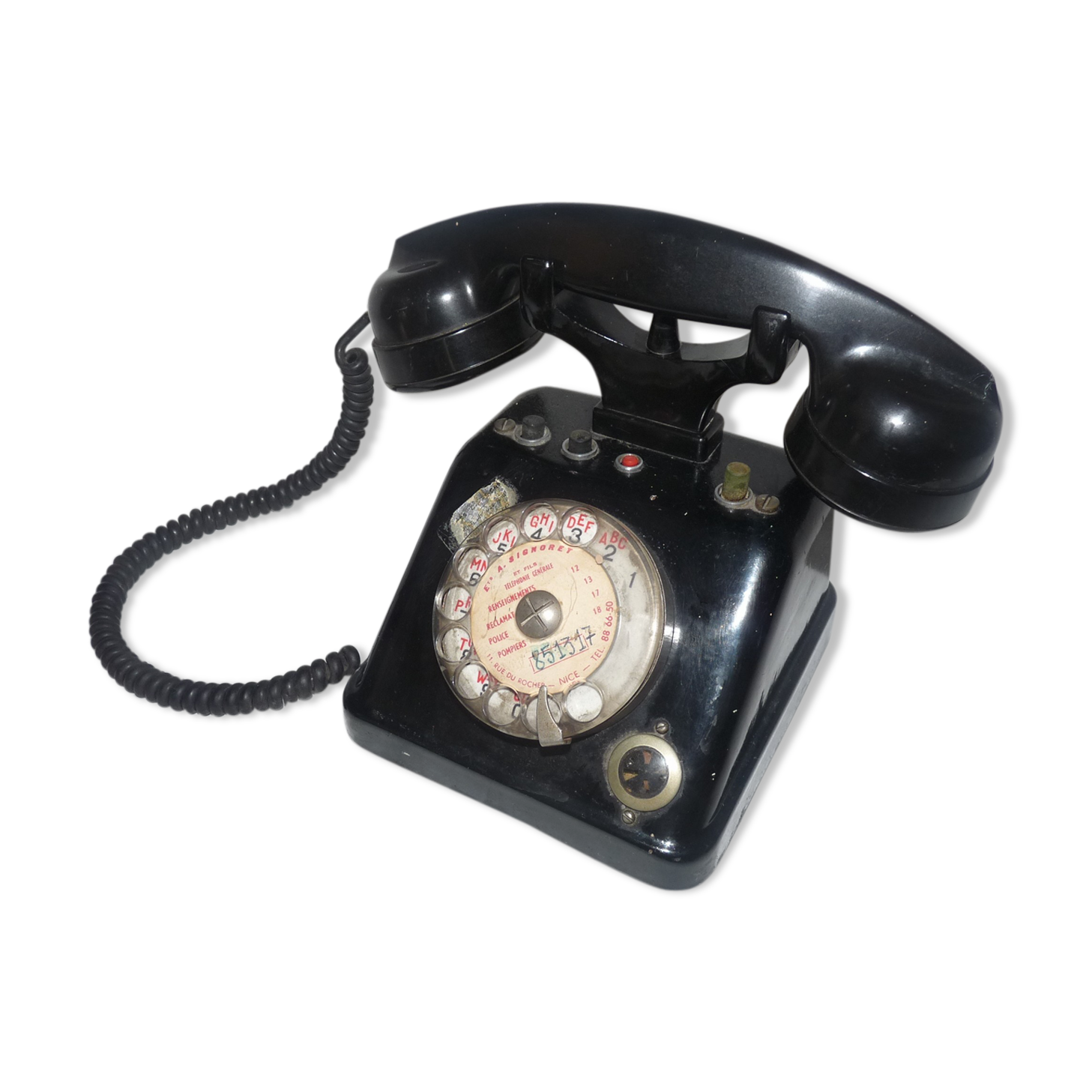 Old phone years bakelite
