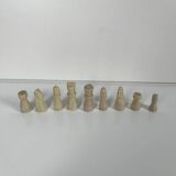 Decorative chess set in malachite, 1950–1970