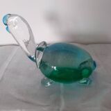 Paperweight Murano glass turtle signed Nason