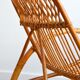 Rattan rocking chair Rohe Noordwolde 50s / 60s