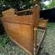 Louis Philippe wood briar bed, Restoration, 19th century