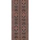 Vintage Turkish hallway rug 63x633 cm