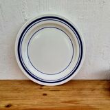 Set of 4 vintage Italian flat plates