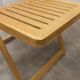 Paire de chaises pliantes Ikea 1970 couleur miel