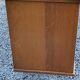 Vintage gold blond oak row 3 sliding doors