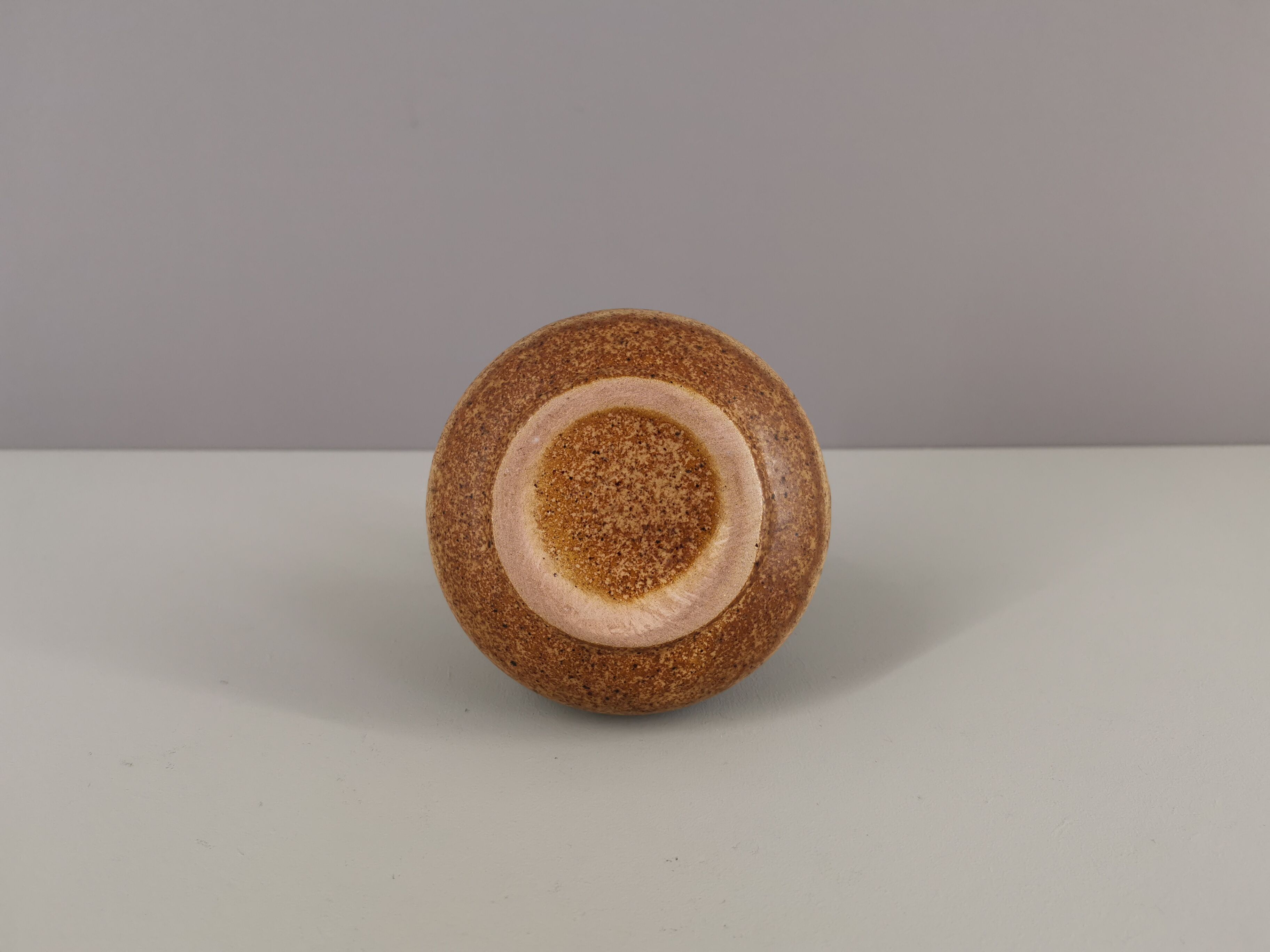 French soliflore vase in enamelled sandstone, 50