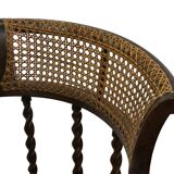 Antique Barley Twist, Rattan Seated Captains Chair easy chair Classic