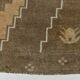 5x13 Tapis Couloir Anatolien Vintage, Tapis Turc Brun Taupe, 159x385 Cm
