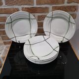 8 céranord st amand deep plates “bayonne” model