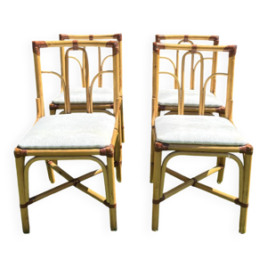 suite de 4 chaises vintage