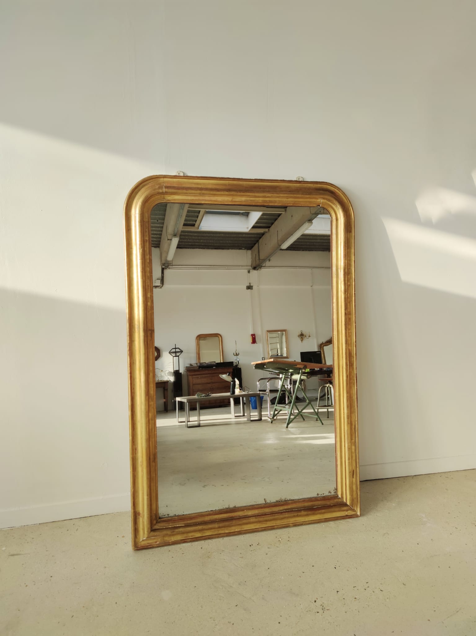 Gilded mirror louis philippe h style:1m66