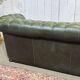 1970s leather Chesterfield three-seater sofa