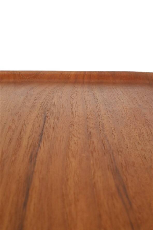 Restored mid-century teak tray / Danish modern design / 1960s / 1970s