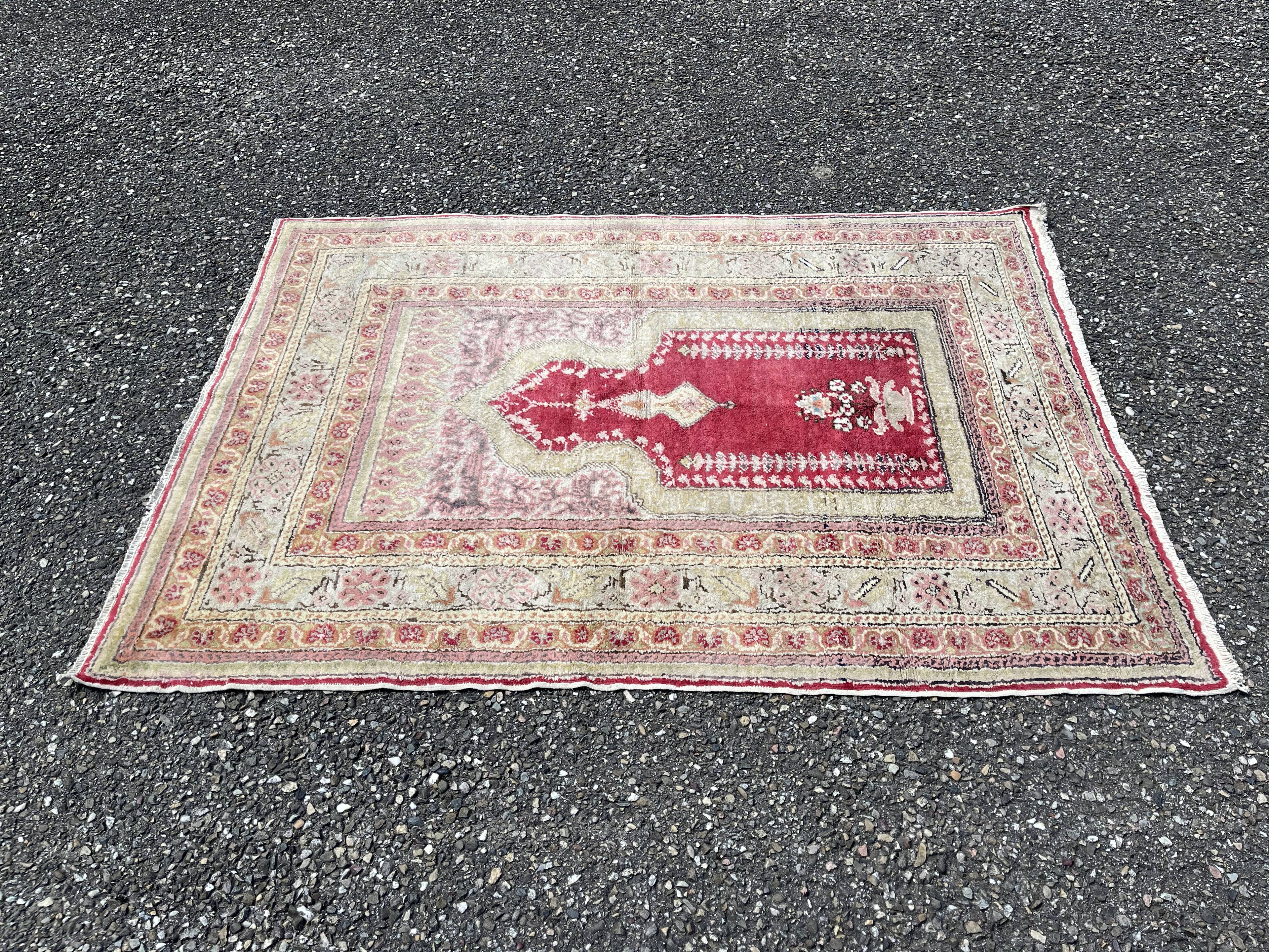 Kayseri Red Turkish Rug