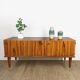 Scandinavian enfilade, lacquered rosewood, 1960s.