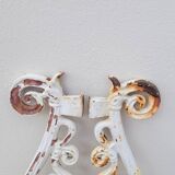 Hunting wheels gate jib bourgeois house in cast iron 19th