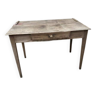 Petite table d imprimerie meuble métier pieds fuseaux