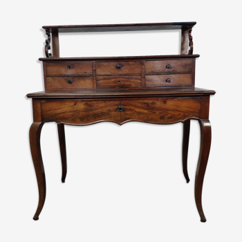 Louis XV style desk with 7 drawers