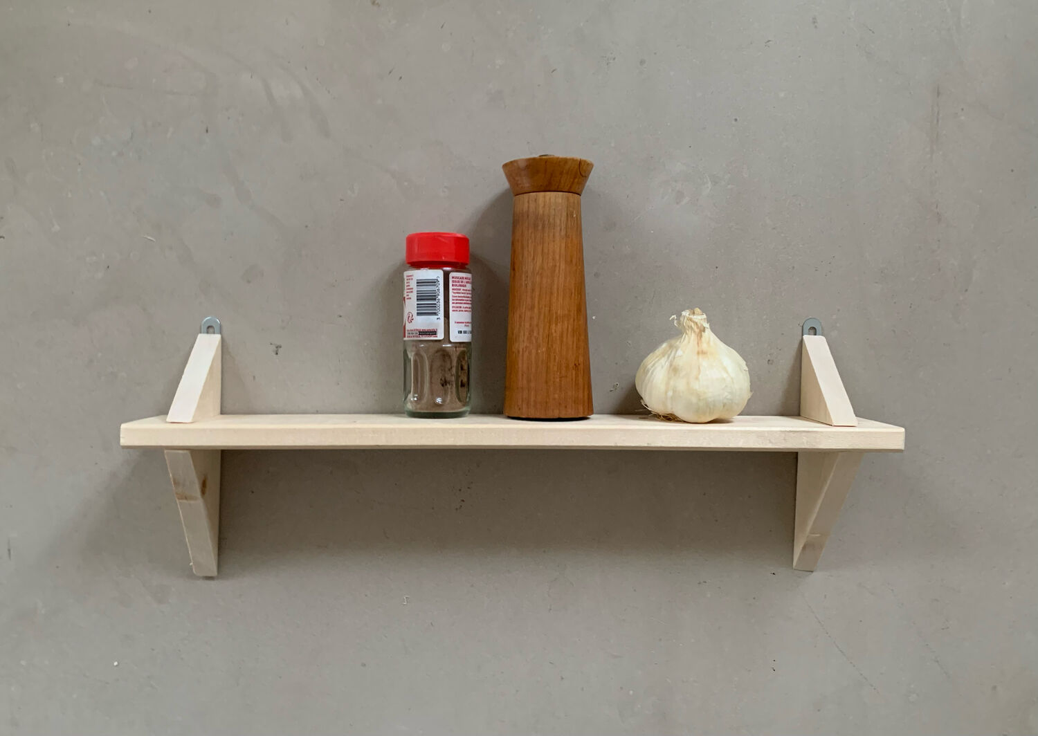Pine wall shelf