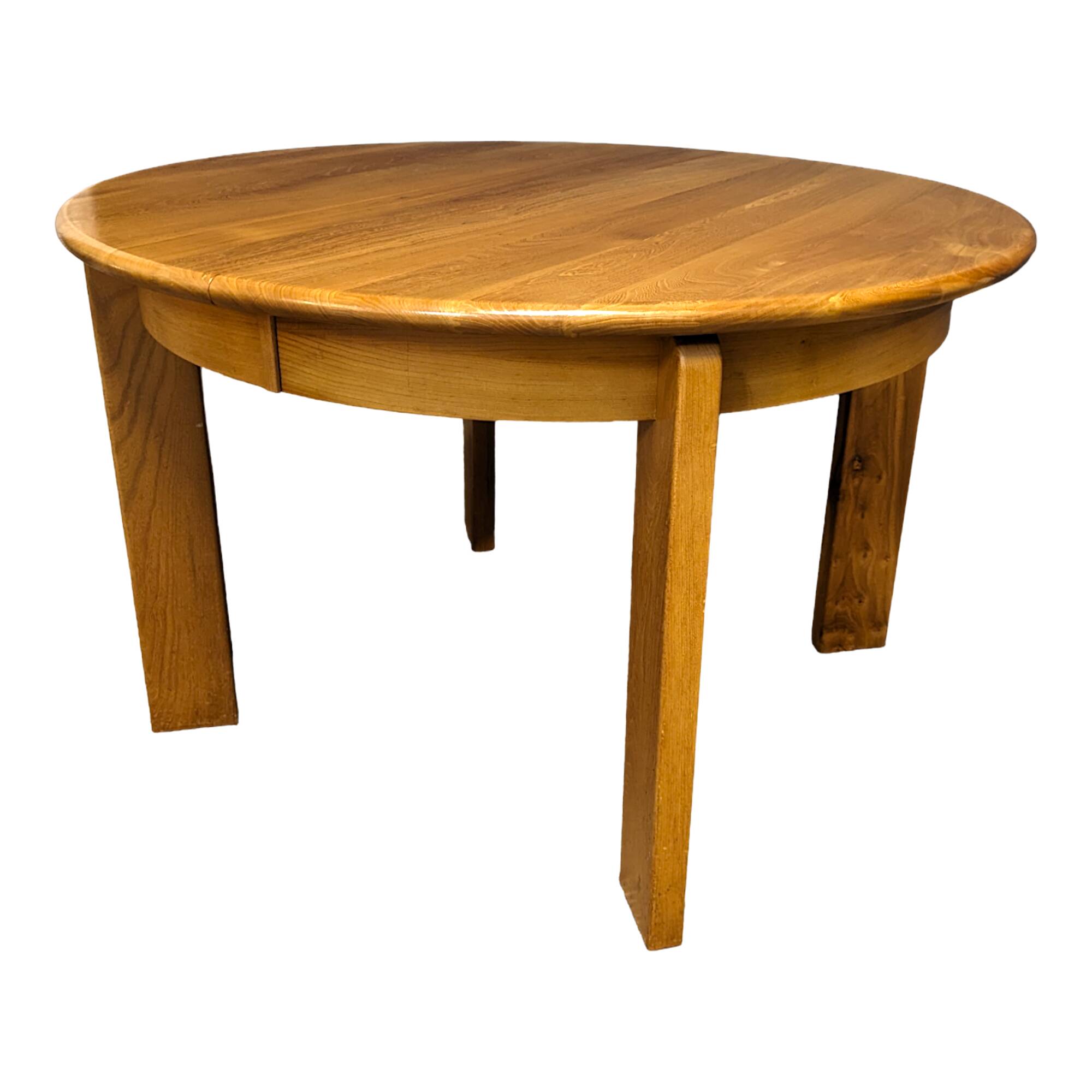 Table de la Maison Regain en orme massif