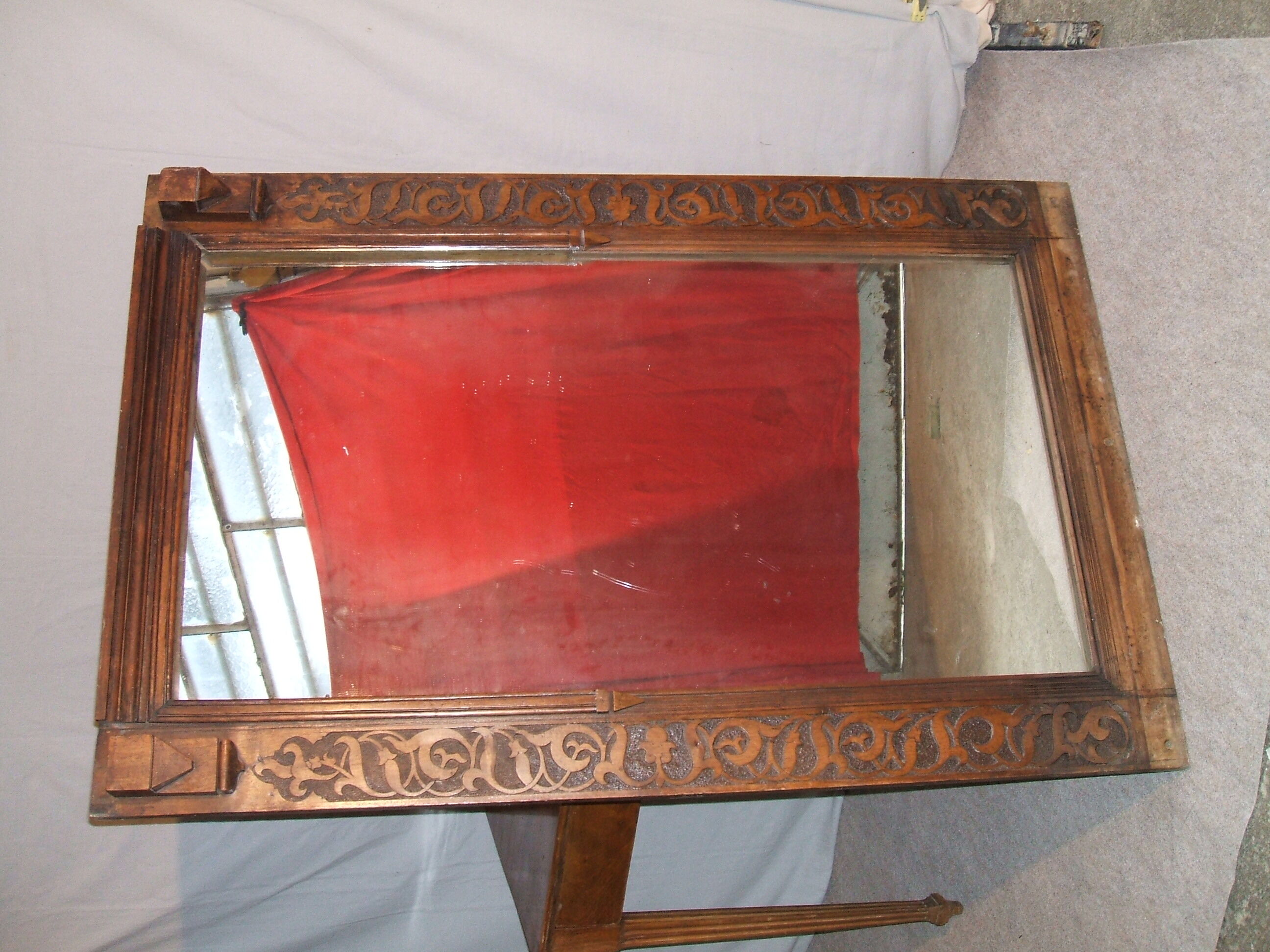 Oriental mirror xixth 89x137cm