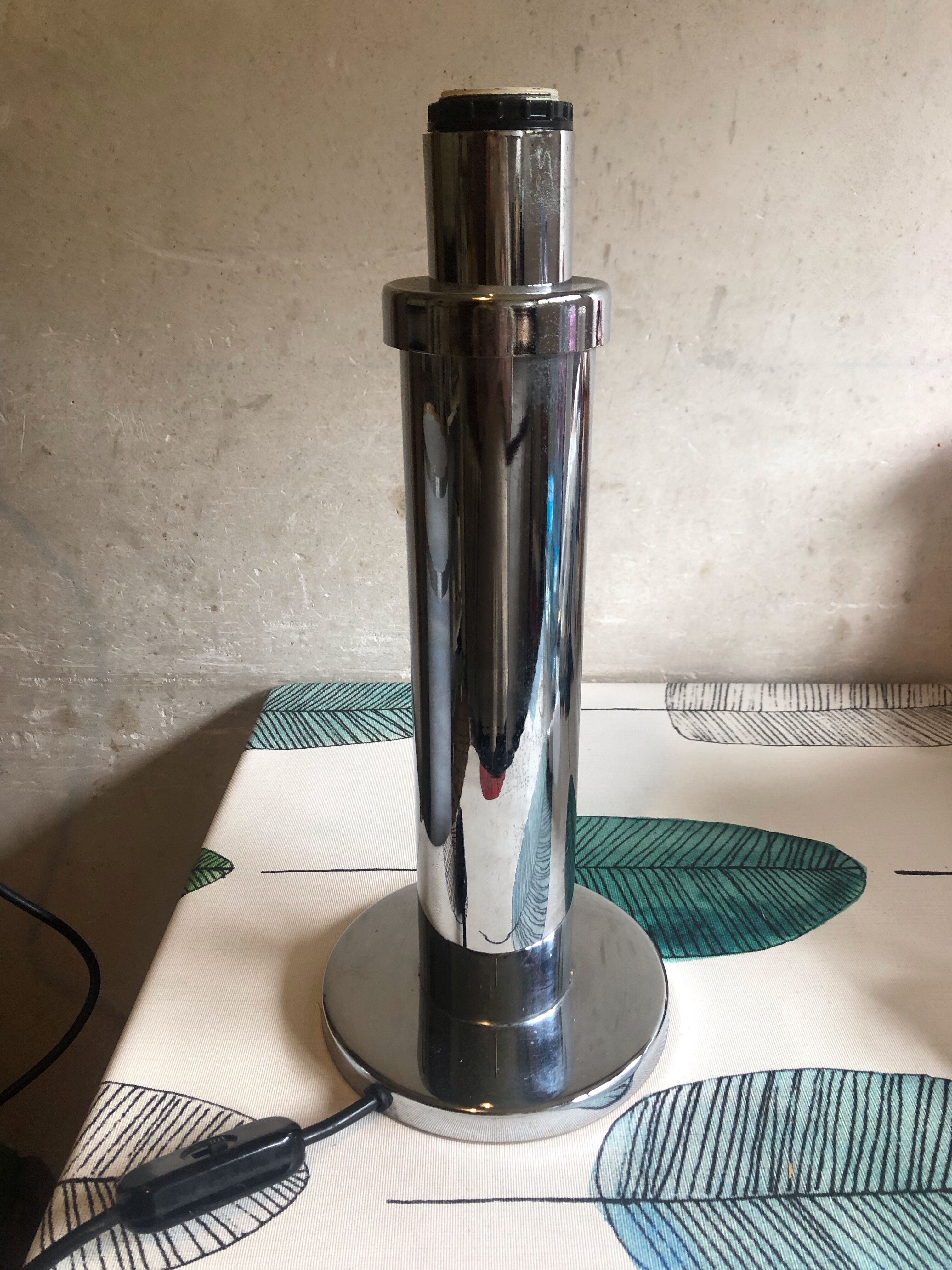 Lamp Space age Design chrome 70s