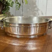 Silver-plated metal jardinière from the Art Deco period - Saglier Frères