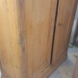 Raw wooden cabinet
