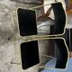 Chaises pliantes vintage Fritz Chair & Co en velours