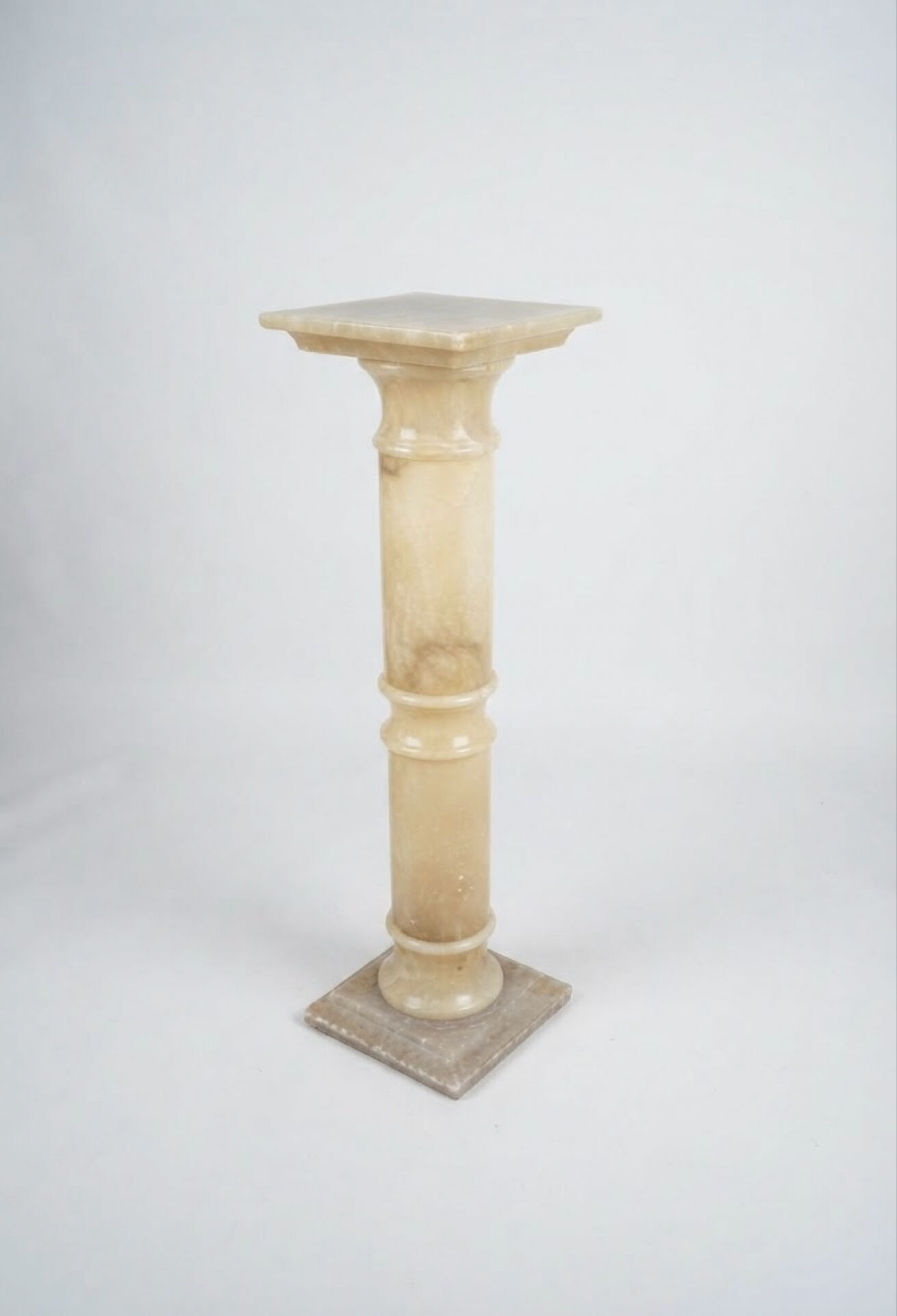 Alabaster column - 19th-century pedestal