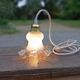 Amber yellow tulip glass nomad pendant light 🌷