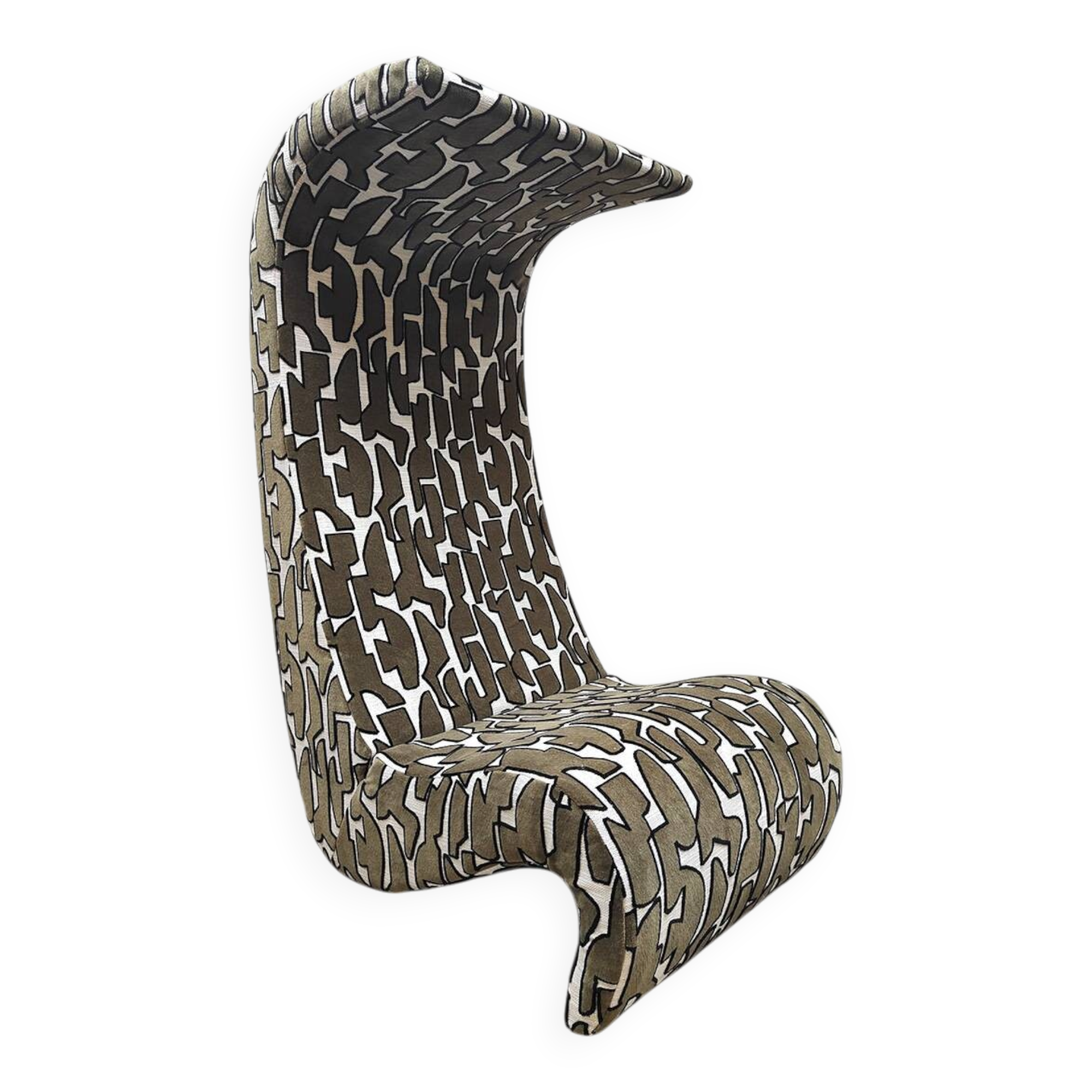 Vintage Amoebe highback lounge chair Verner Panton Vitra