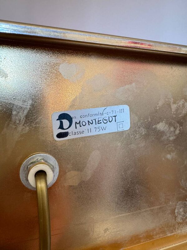 Grande lampe Le Dauphin œuf années 70